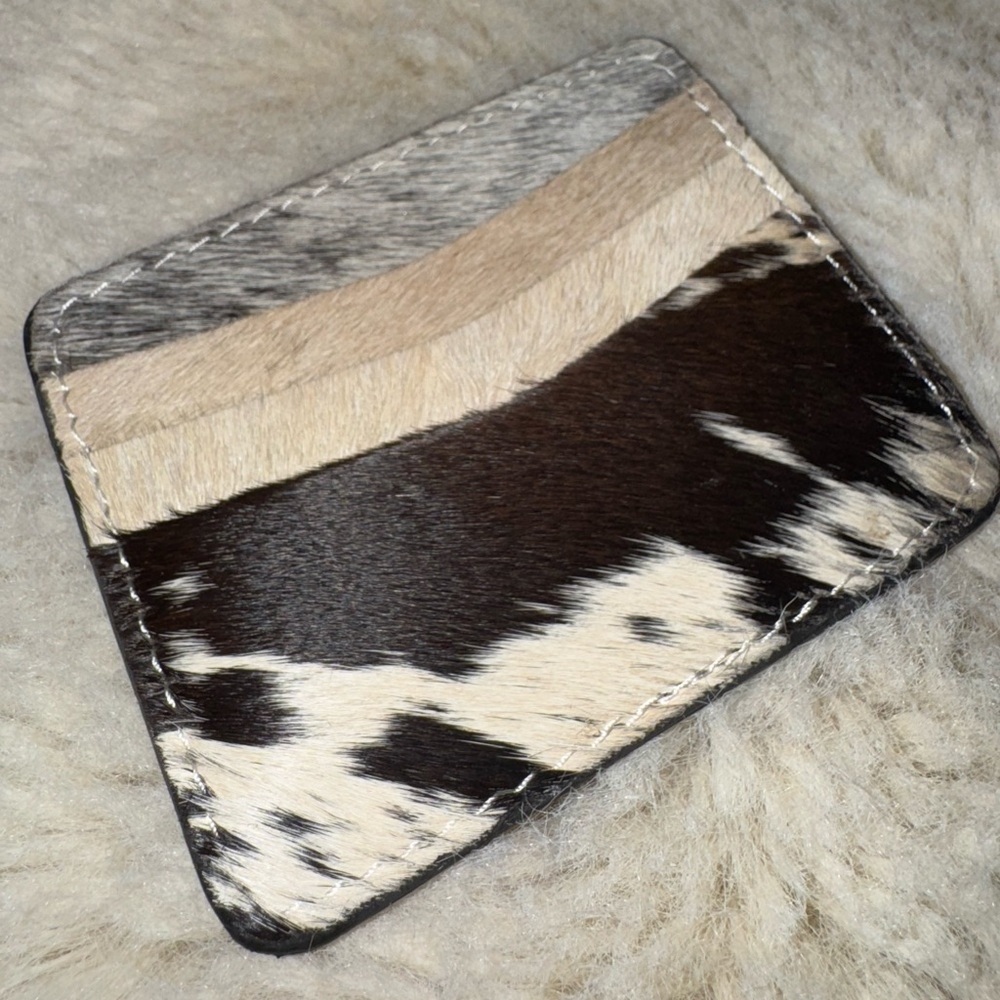 Cowhide Leather Card Holder